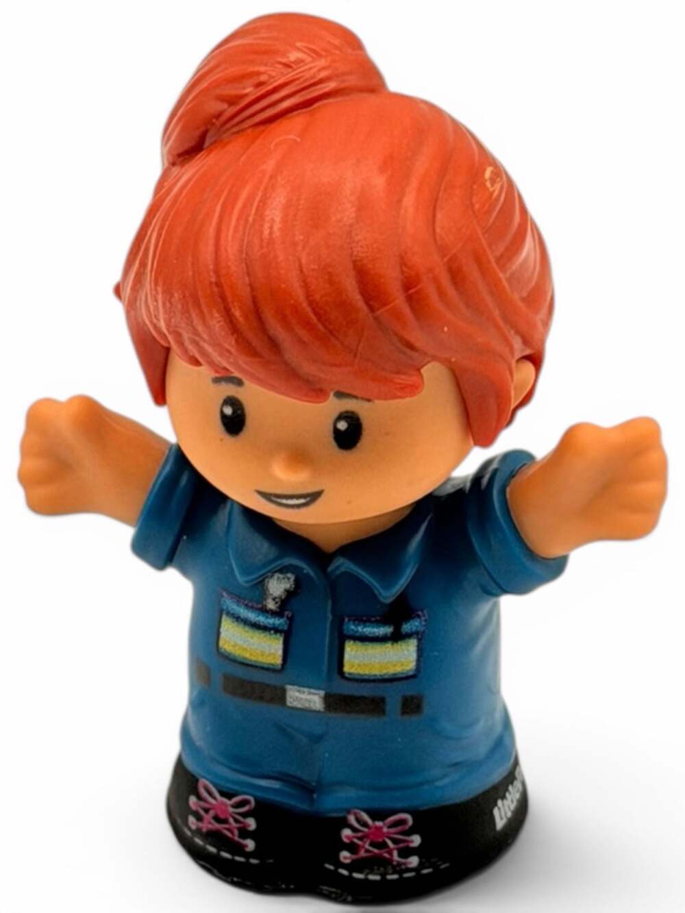 Fisher-Price Little People Figures Lot of 2 Police Officer and Mechanic